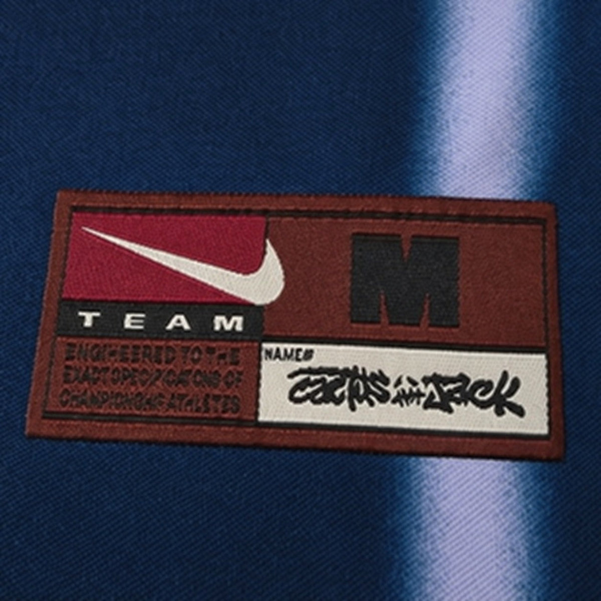 France Cactus Jack Total 90 retro jersey - hem label detail