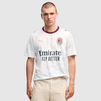 AC Milan 2026/27 Away Jersey - Model wearing the jersey, front