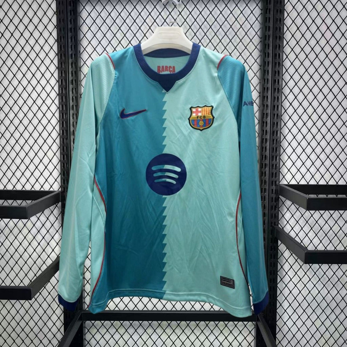 Barcelona 26/27 Third Long Sleeve Jersey — View 3