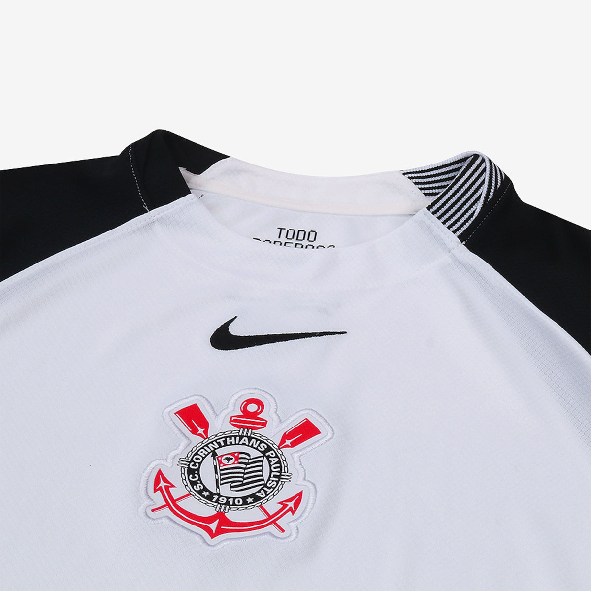 Corinthians 2025/26 Home Women's Jersey - collar and crest detail
