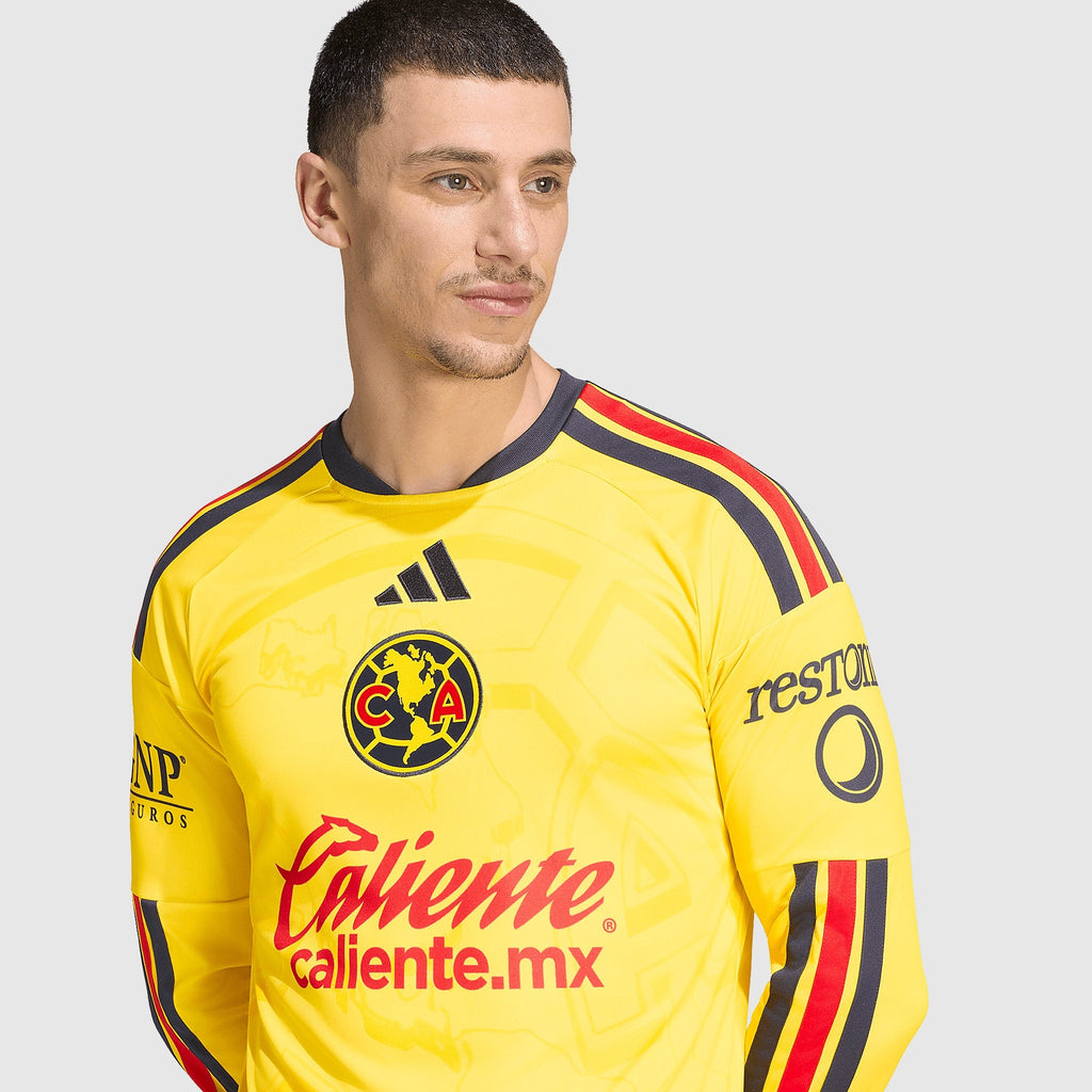 Club america 202026/27 home long-sleeve jersey - chest detail