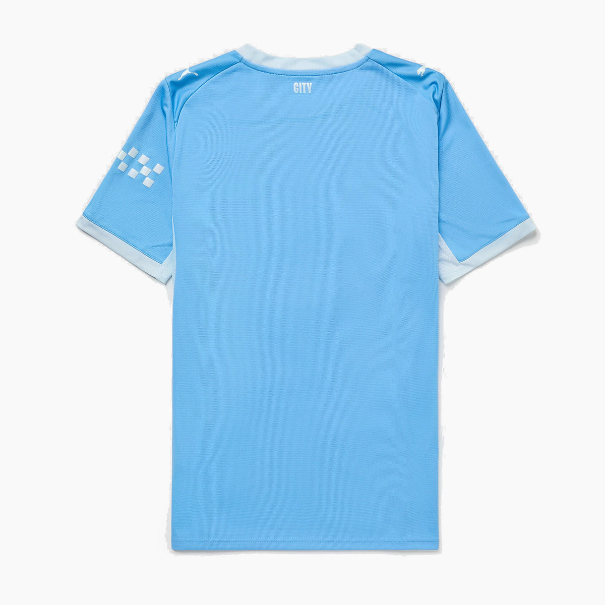 Manchester city 2026/27 home kids kit - back studio view