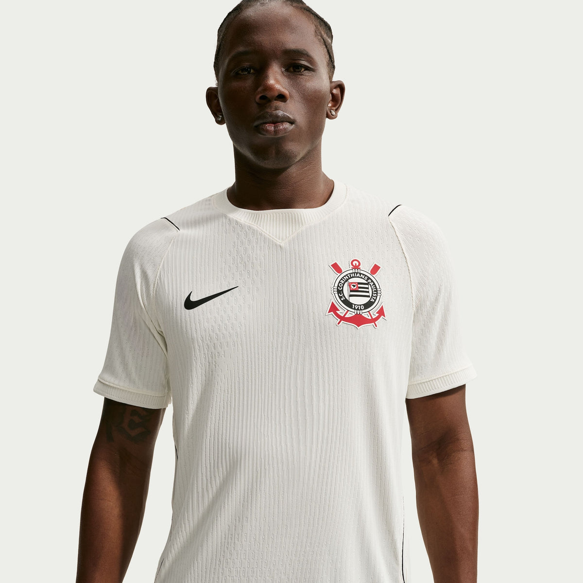 Corinthians 2026/27 Home Player Jersey - front view on model, close-up