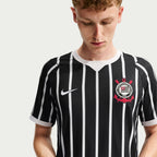 Corinthians 2026/27 Away Player Jersey - front view on model, close-up