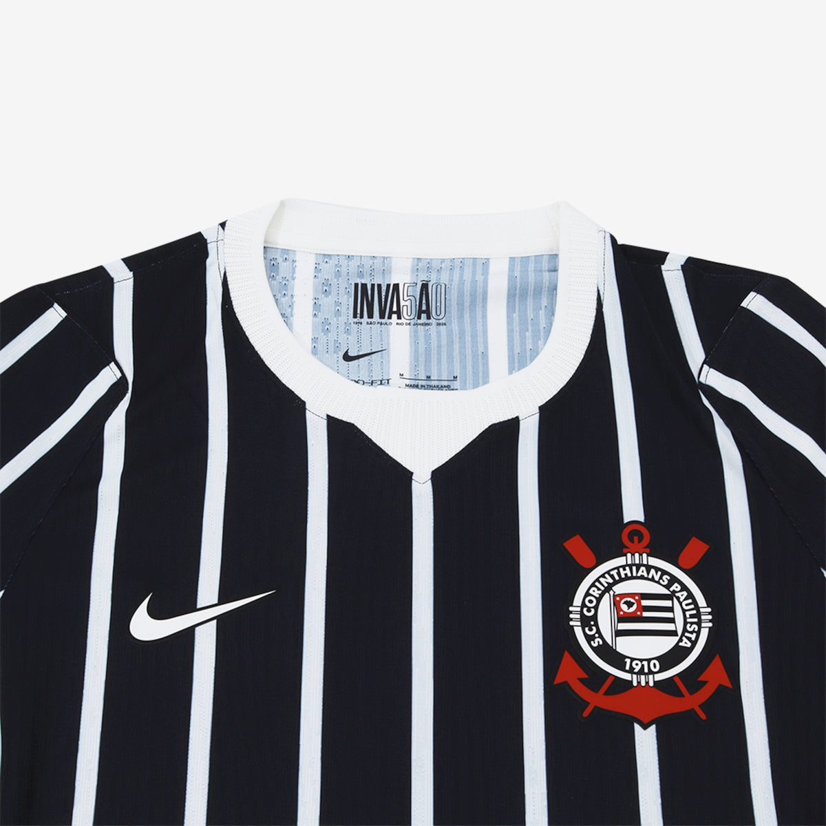 Corinthians 2026/27 Away Player Jersey - collar and chest detail