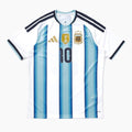 Argentina Messi #10 Kids Home Jersey 2026 World Cup