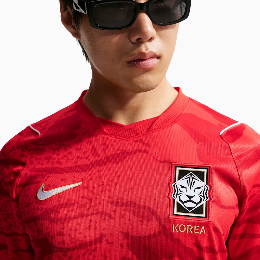 South Korea 2026 Home Jersey - chest and crest detail