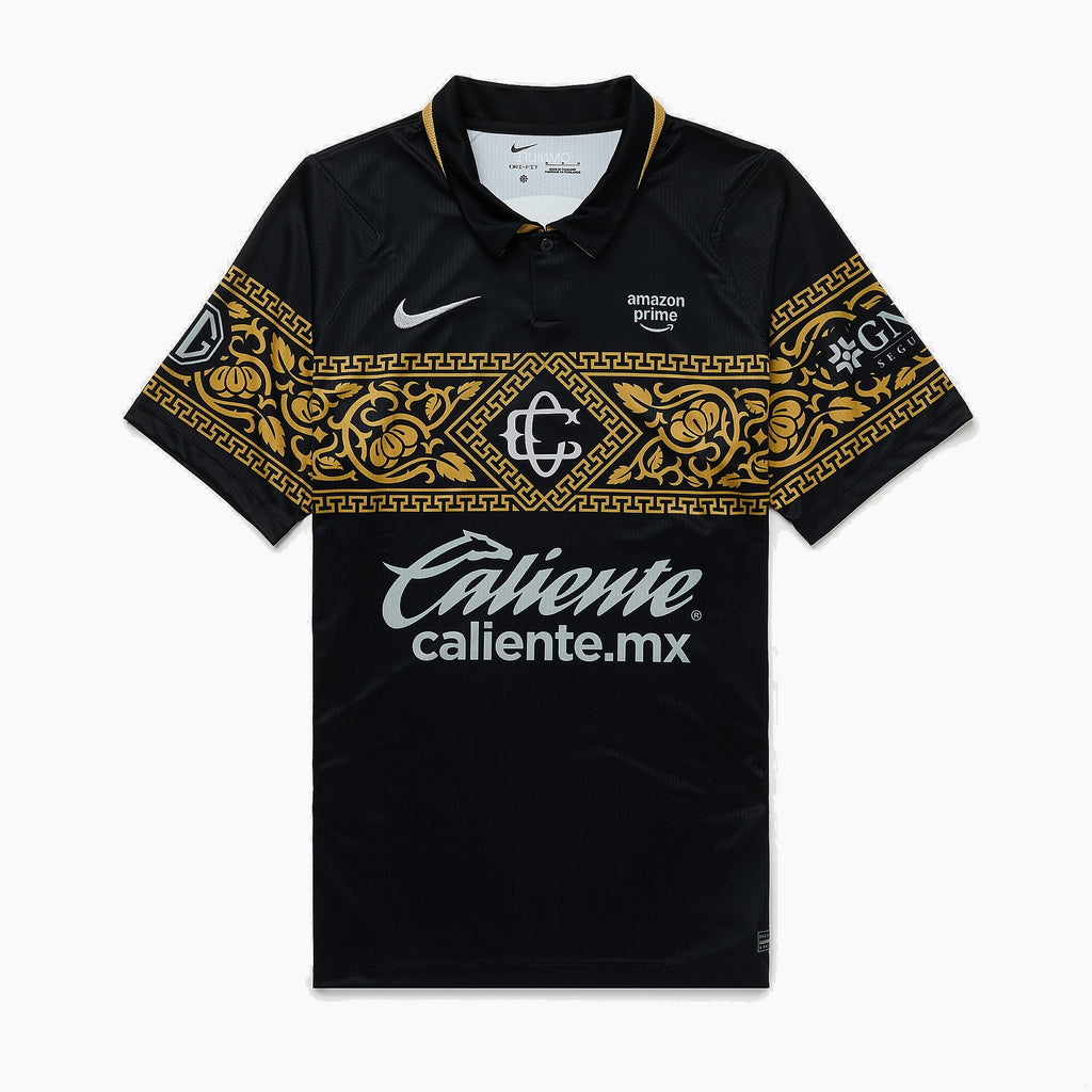 Chivas Guadalajara 2026/27 black third fan jersey - front packshot