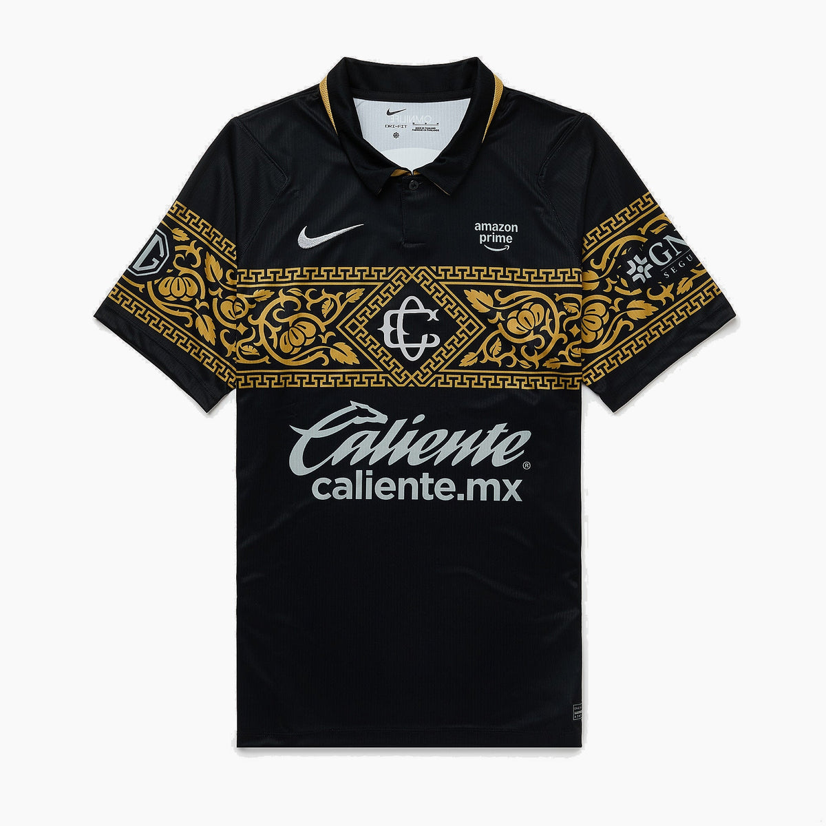 Chivas Guadalajara 2026/27 black third fan jersey - front packshot