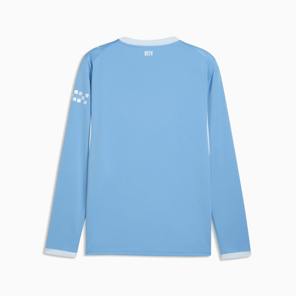 Manchester City 2026/27 Home Long Sleeve Jersey - back product view