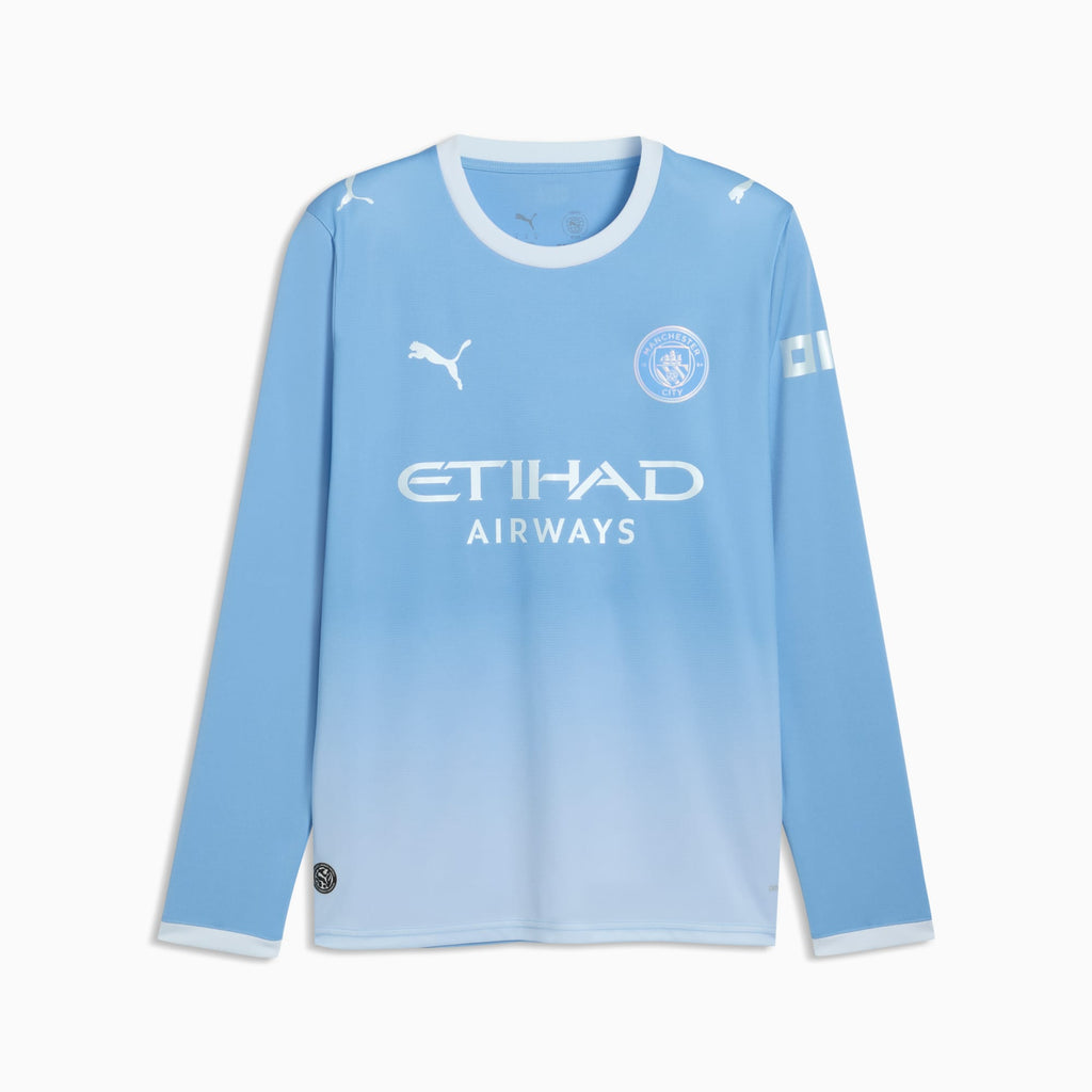 Manchester City 2026/27 Home Long Sleeve Jersey - front product view