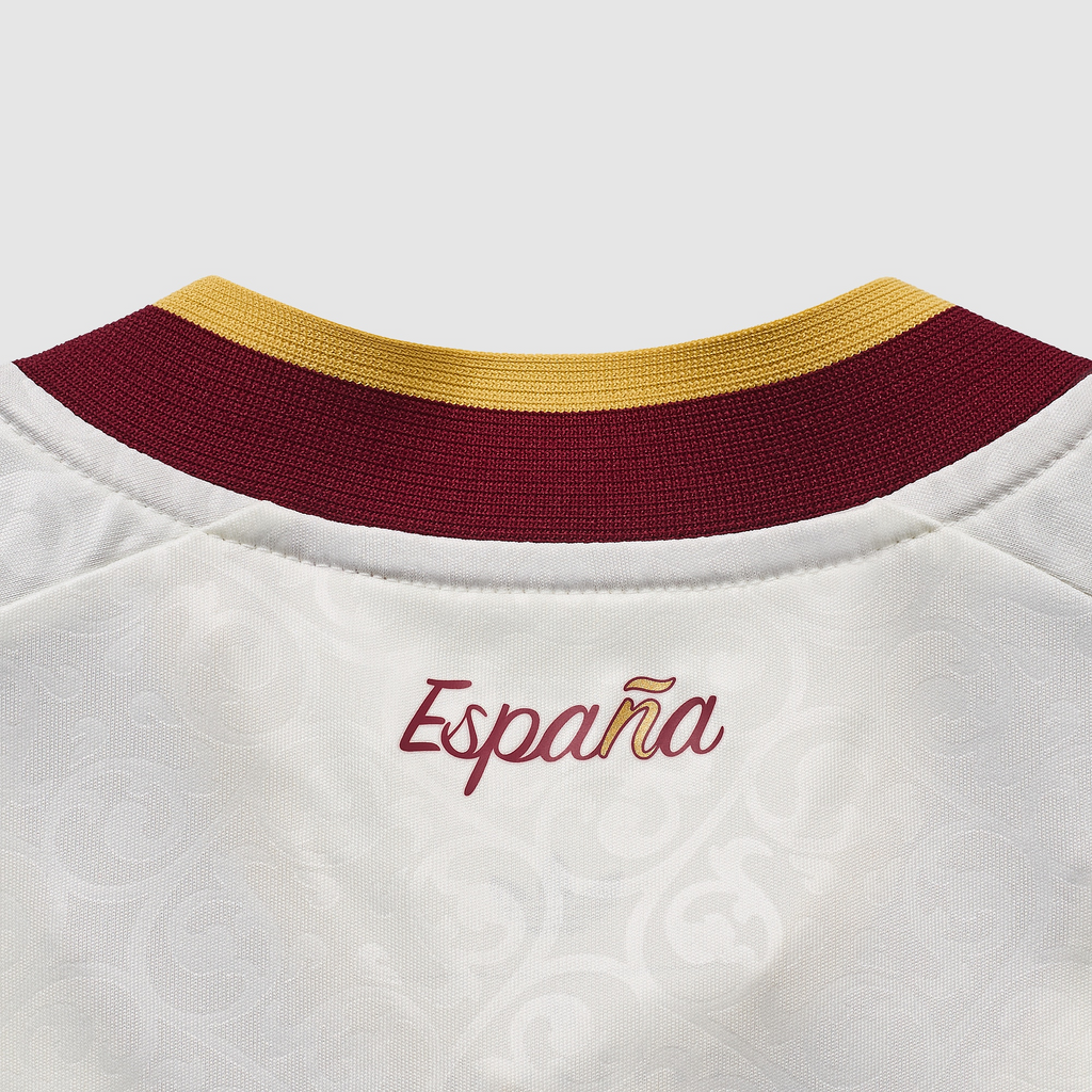 Spain 2026 World Cup Champions Away Jersey — back collar