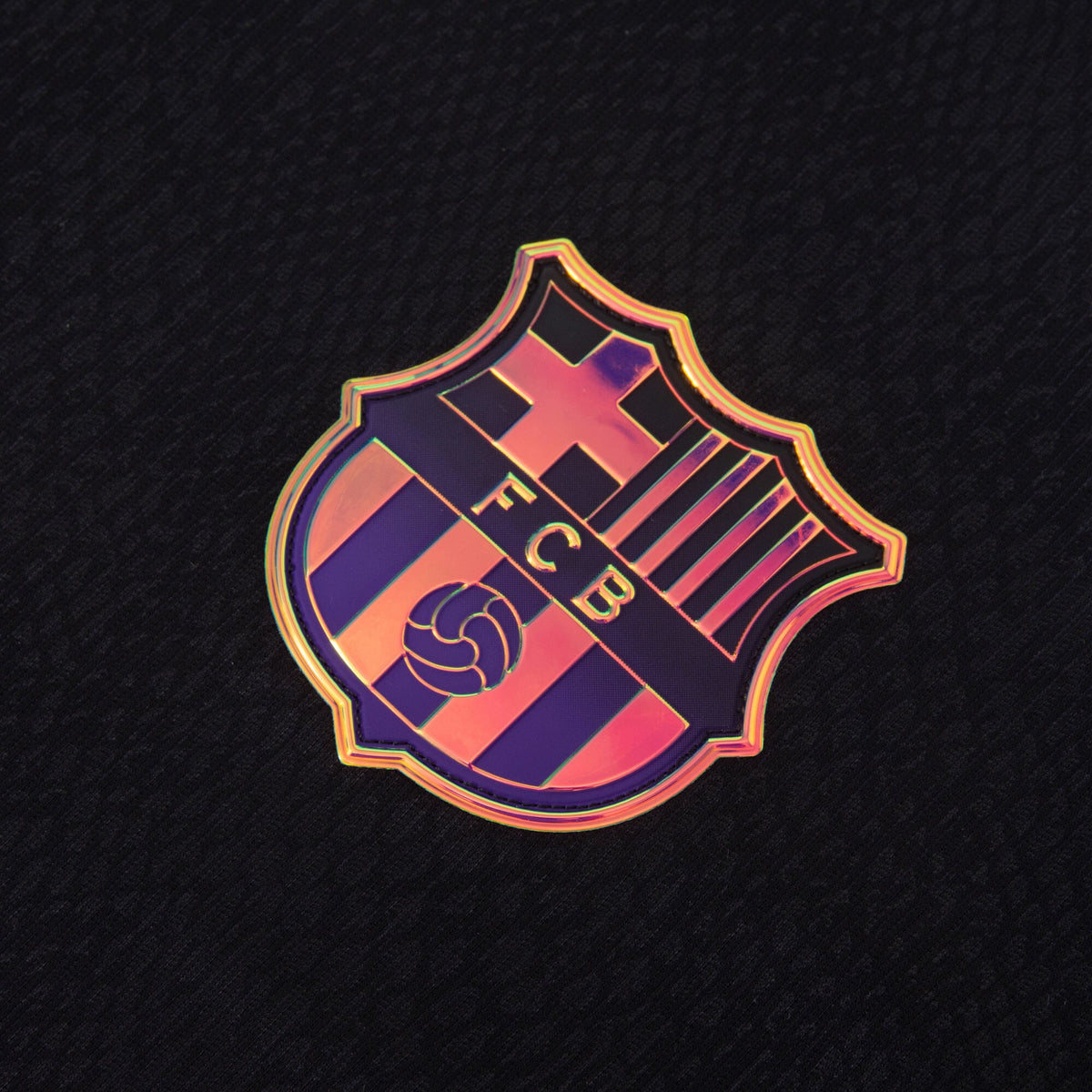Barcelona 26/27 Away Long Sleeve Jersey — crest detail
