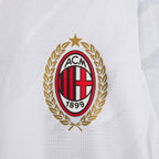 AC Milan 2026/27 Away Kids Kit — official laurel crest detail