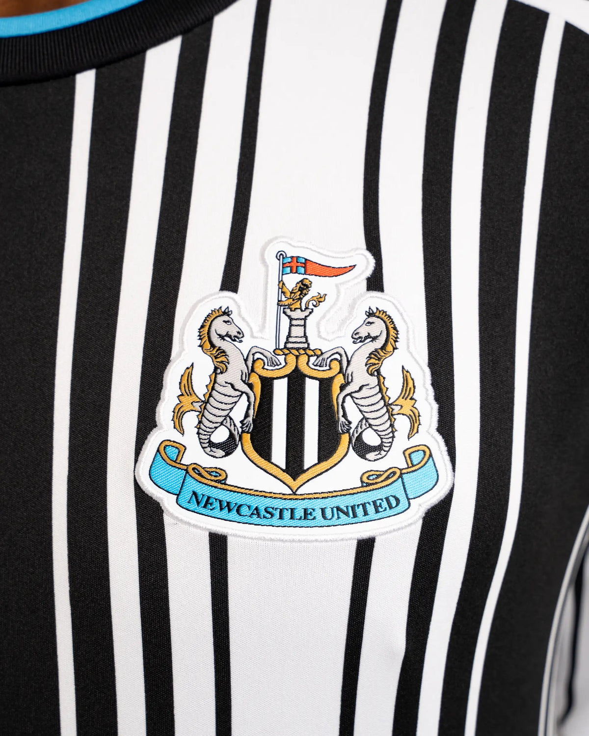 Newcastle United 2026/27 Home Long Sleeve Jersey - crest and fabric detail