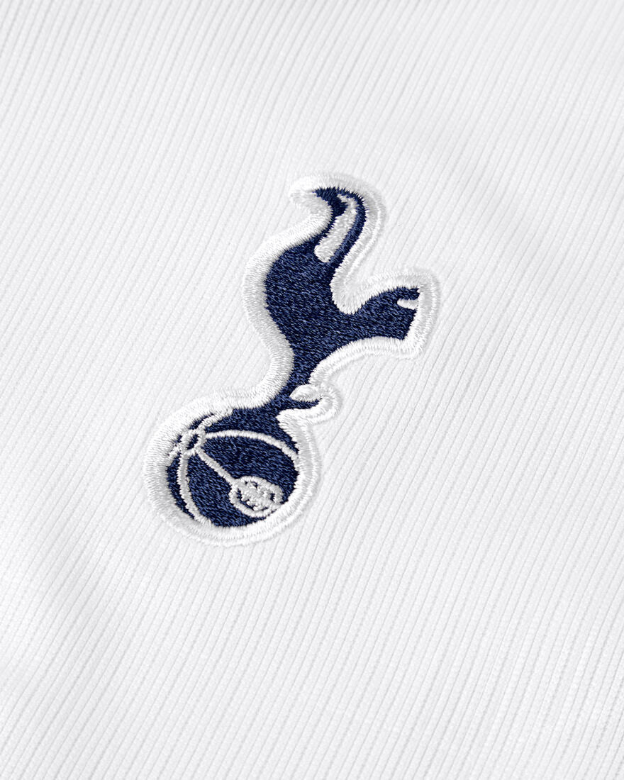 Tottenham Hotspur 2026/27 Home Kids Kit - club crest and fabric detail