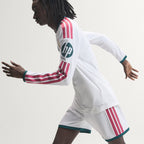 Real Madrid 2026/27 Home Player Long Sleeve Jersey - sleeve and construction detail
