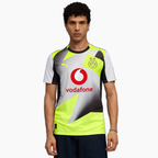 Borussia Dortmund 2025/26 Away soccer jersey - front view on model