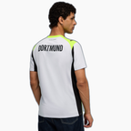 Borussia Dortmund 2025/26 Away soccer jersey - back view on model