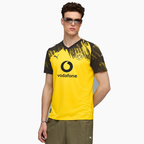 Borussia Dortmund 2025/26 Home soccer jersey - front view on model