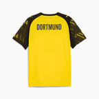 Borussia Dortmund 2025/26 Home soccer jersey - isolated back view