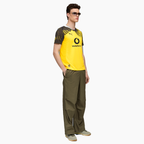 Borussia Dortmund 2025/26 Home soccer jersey - side view on model