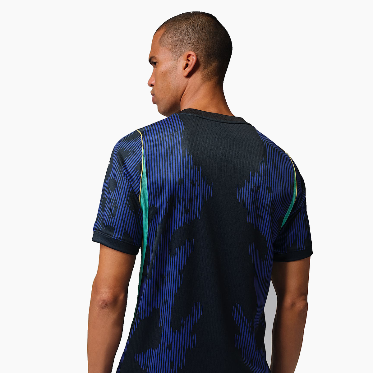 Brazil 2026 Away soccer jersey - back view on model