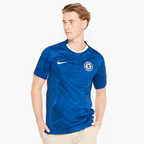 Chelsea 2025/26 Home soccer jersey - front view on model