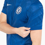 Chelsea 2025/26 Home soccer jersey - sleeve and shoulder detail