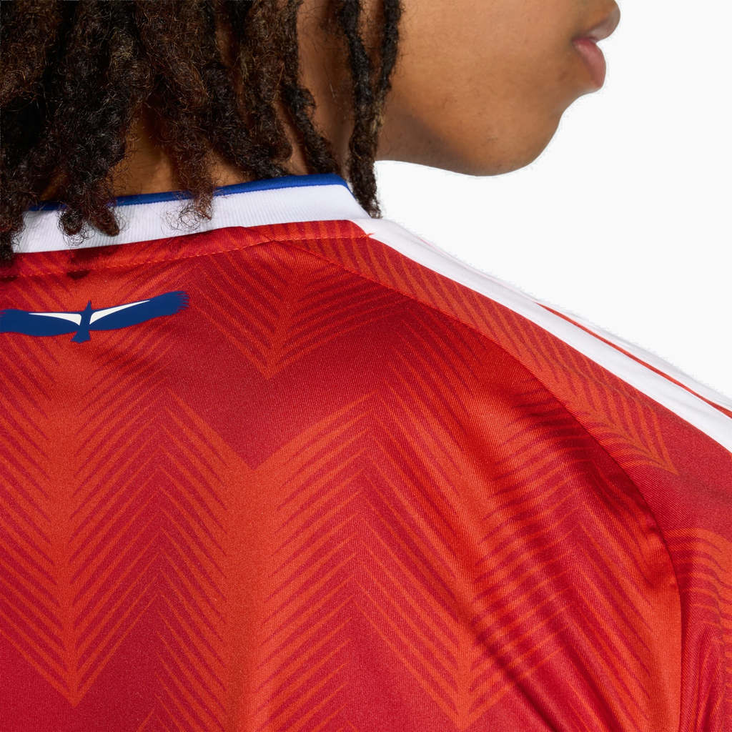 Chile 2026 Home soccer jersey - back neckline detail