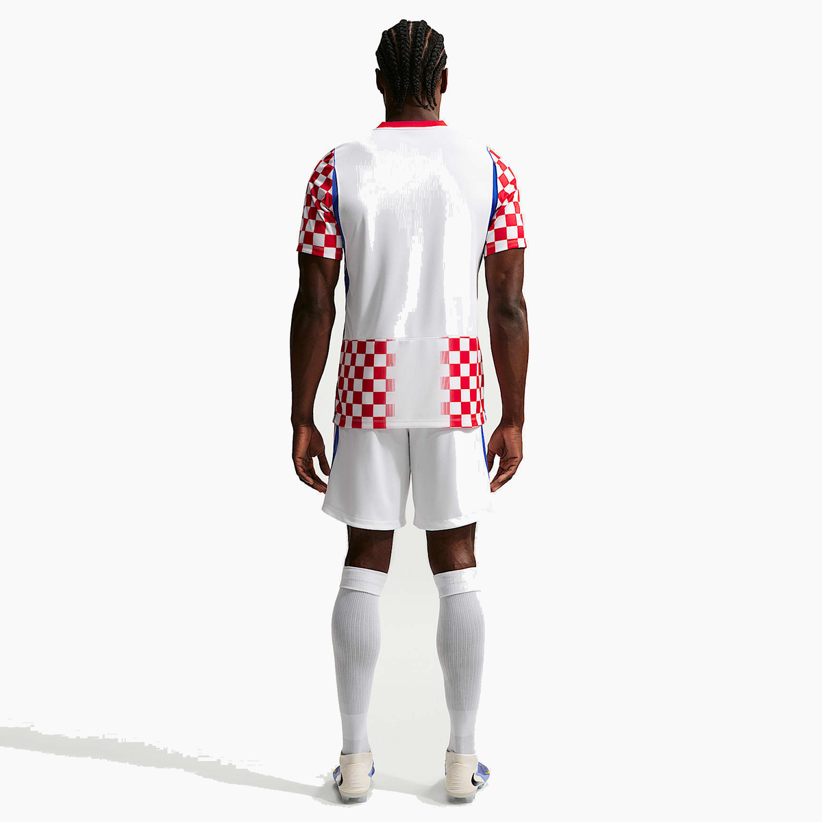 Croatia 2026 Home soccer jersey - back view on model