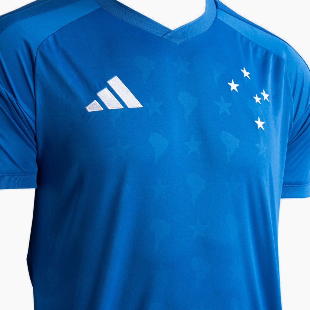 Cruzeiro 2026/27 Home soccer jersey - chest detail
