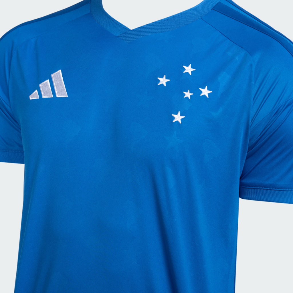 Cruzeiro 2026/27 Home soccer jersey - chest detail