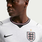 England 2026 Home Jersey - chest and collar detail