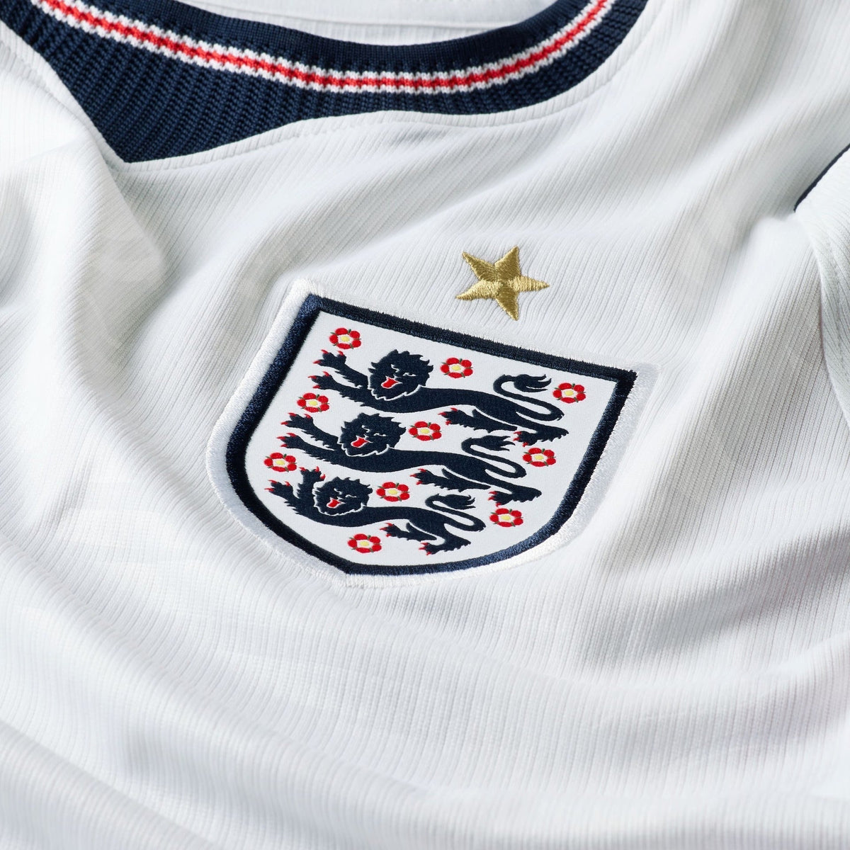 England 2026 Home Jersey - crest detail
