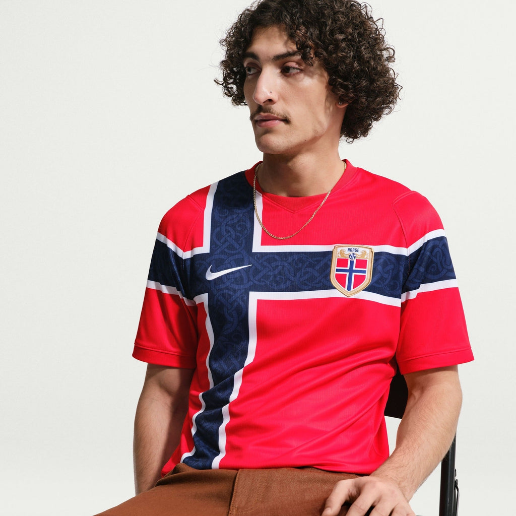 Norway 2026 Home Jersey - alternate on model