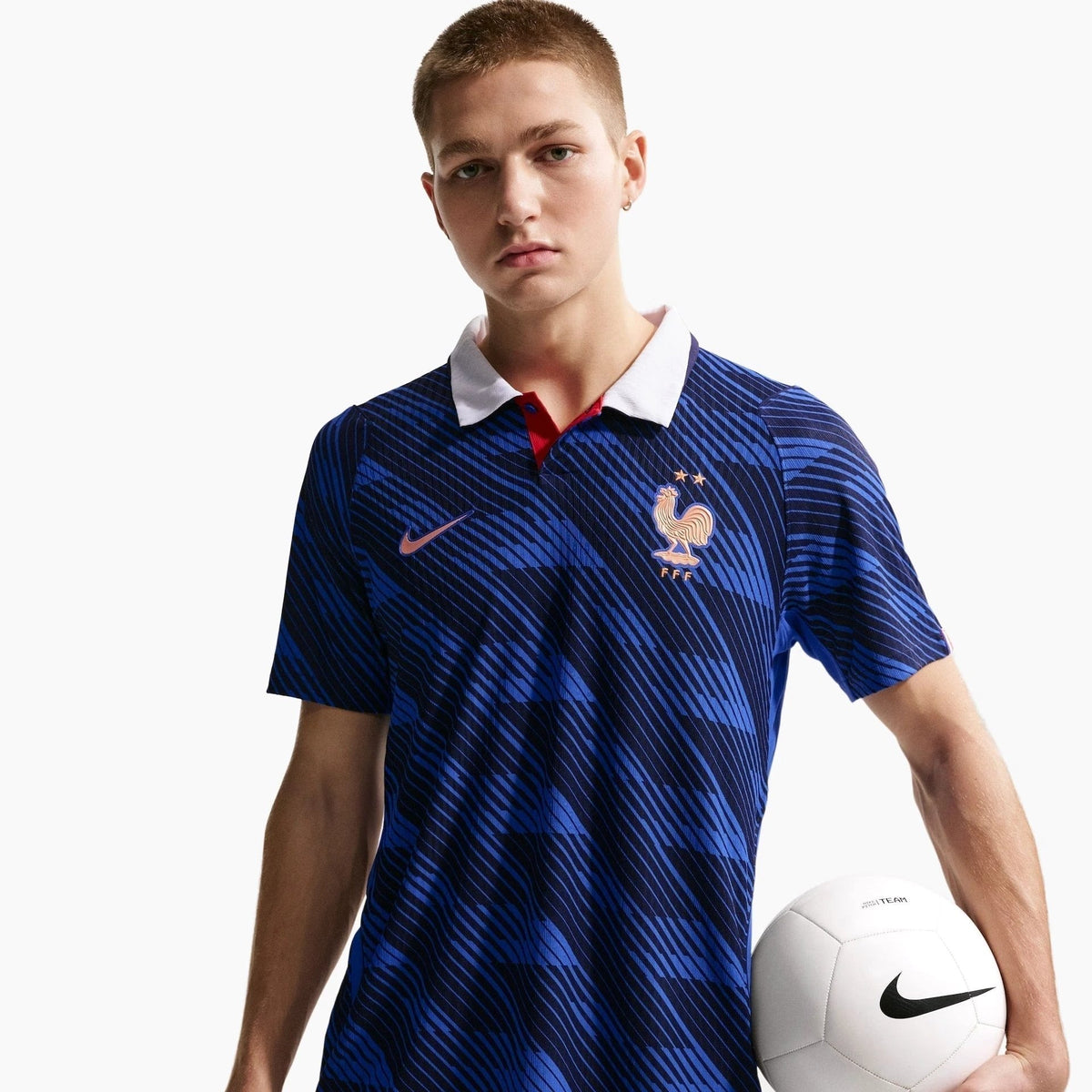 France 2026 Home Jersey - front on model