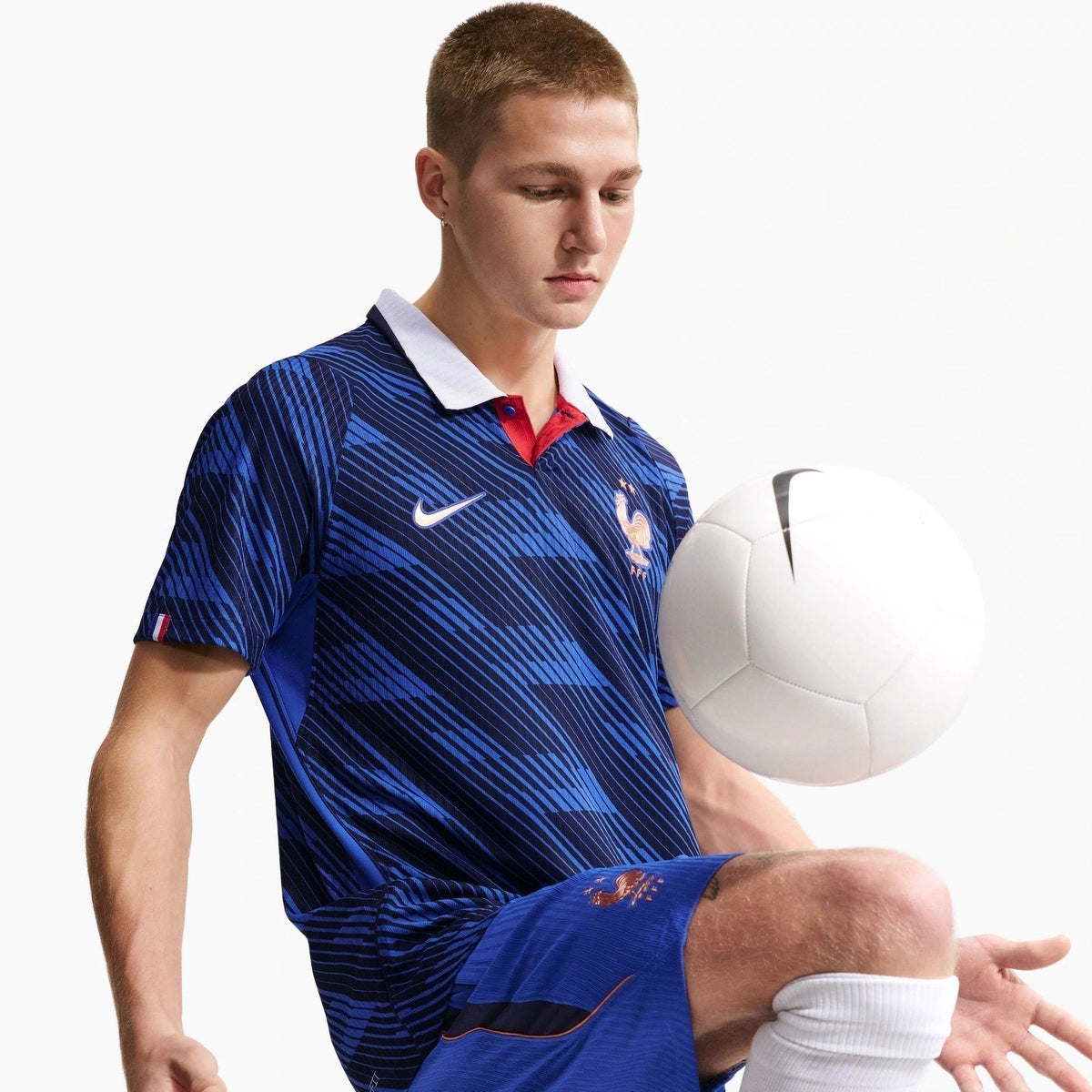 France 2026 Home Jersey - action on model