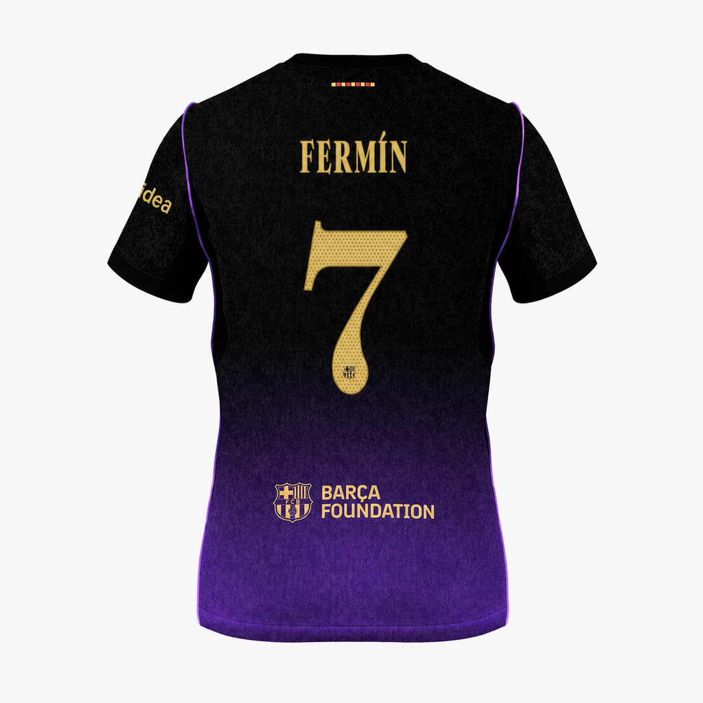 Barcelona 26/27 Away Jersey — Fermín López 7