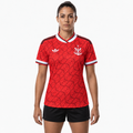 Flamengo 2026/27 women's third jersey — female model cover, AI-assisted studio adaptation