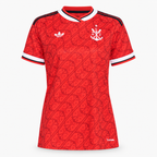 Flamengo 2026/27 women's third jersey — front view, AI-assisted background adaptation