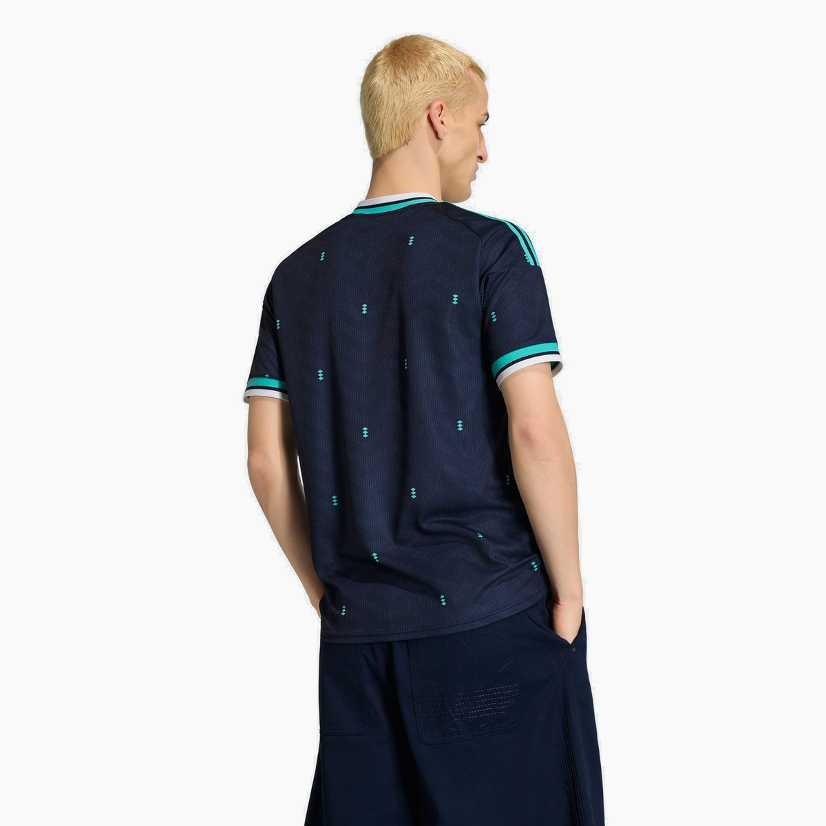 Germany 2026 Away soccer jersey - back view on model