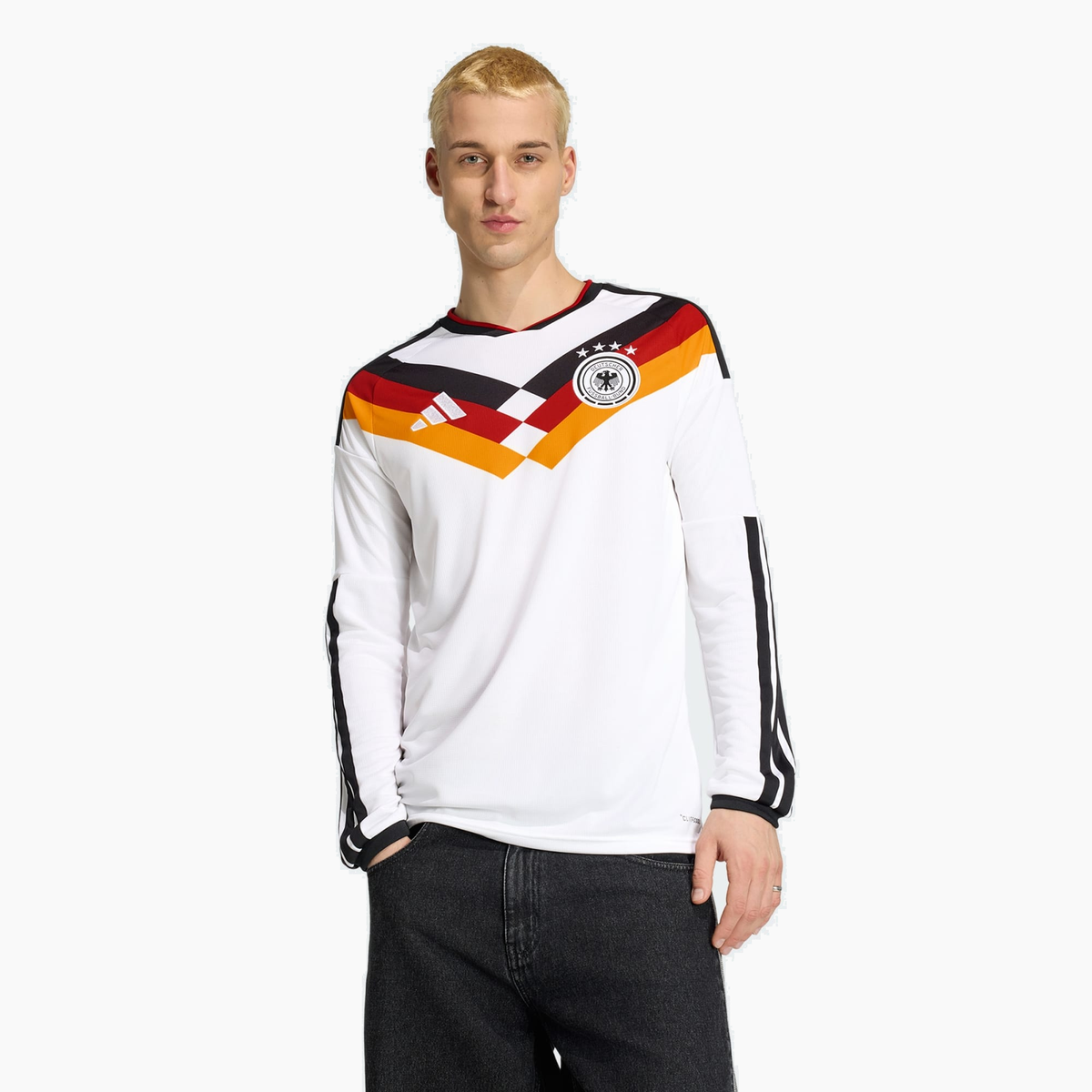 Germany 2026 Home soccer jersey - front view on model