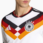 Germany 2026 Home soccer jersey - collar and upper chest detail on model