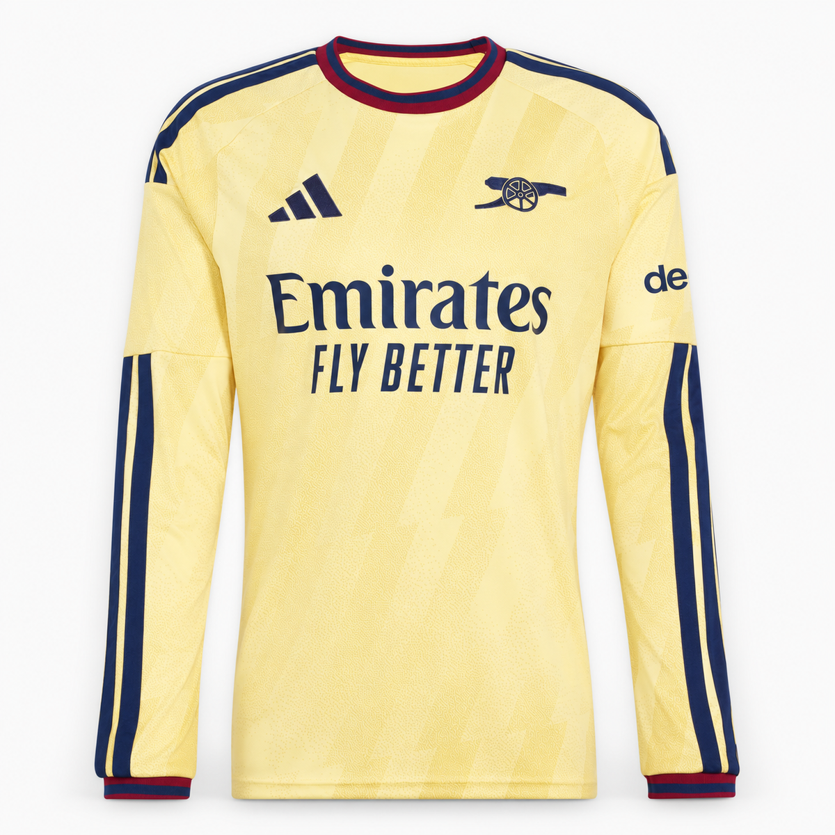 Arsenal 2026/27 Third Long Sleeve Jersey - front product view, AI-assisted background adaptation from official brand reference