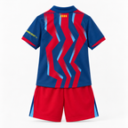 Barcelona 2025/26 Fourth Kids Kit — back shirt and shorts