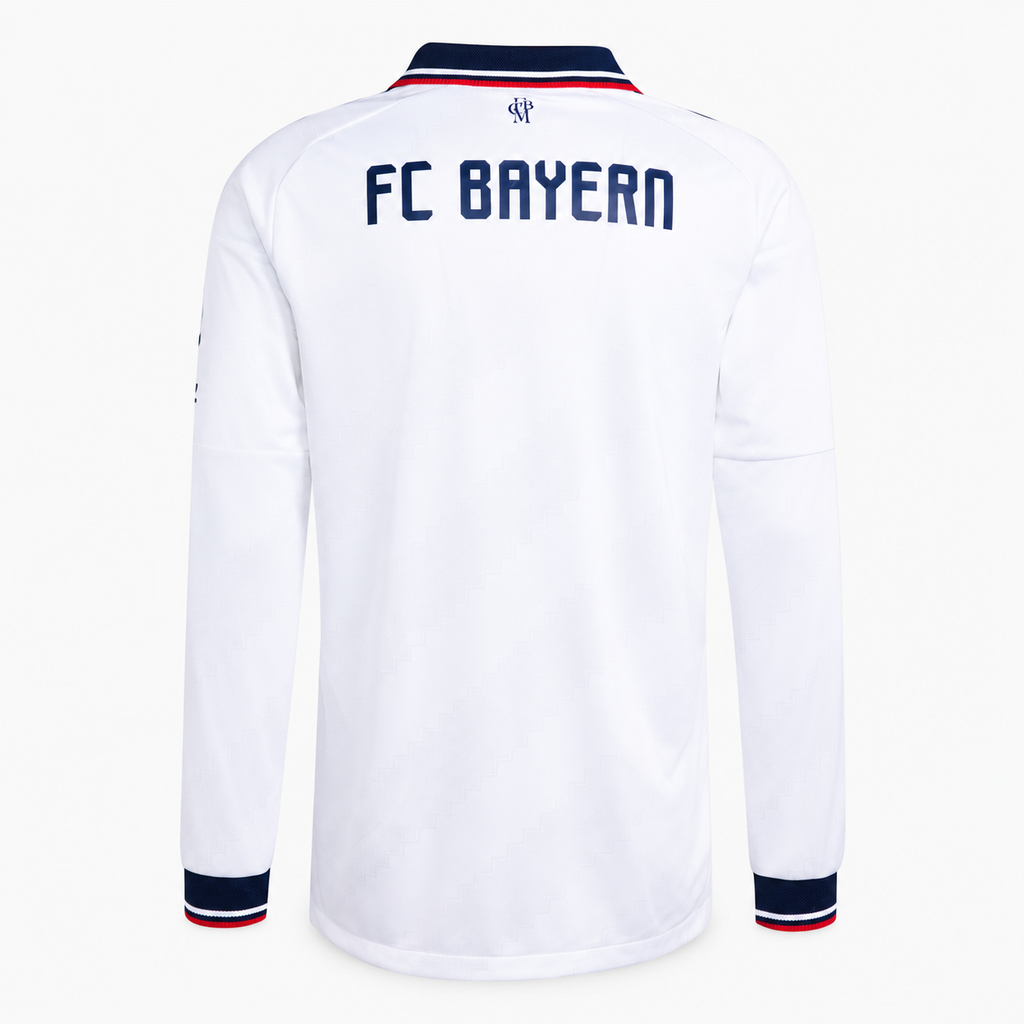 Bayern Munich 2026/27 Away Player Long Sleeve Jersey - back view