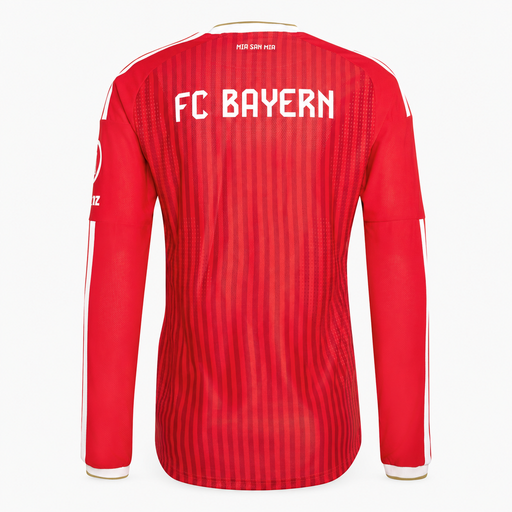 Bayern Munich 2026/27 Home Player Long Sleeve Jersey - back view