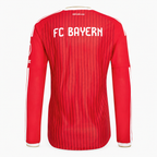Bayern Munich 2026/27 Home Player Long Sleeve Jersey - back view