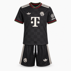 Bayern Munich 2025/26 Third Kids Kit — front shirt and shorts